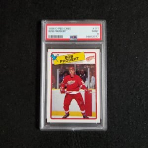 1988-89 Bob Probert O-Pee-Chee Rookie PSA 9