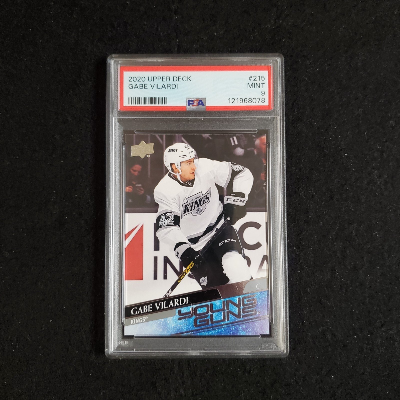 2020-21 Gabe Vilardi Upper Deck Young Guns Rookie PSA 9