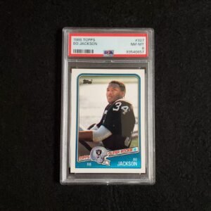 1988 Bo Jackson Topps Rookie PSA 8