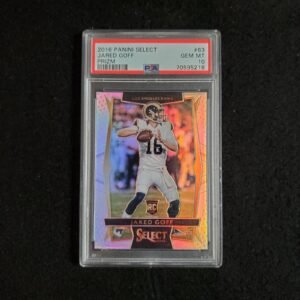 2016 Jared Goff Panini Select Rookie Silver Holo Prizm PSA 10