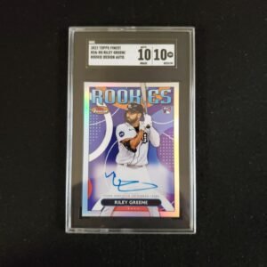2023 Riley Greene Topps Finest Rookie Auto SGC 10/10