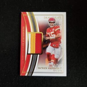 2023 Panini Immaculate Patrick Mahomes Remarkable Memorabilia Patch /49