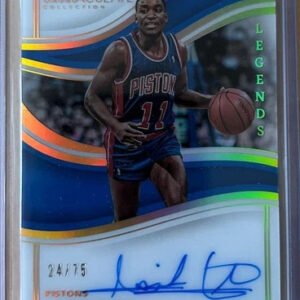 2022-23 Panini Immaculate Collection Isiah Thomas #ILE-IST Legends Auto /75