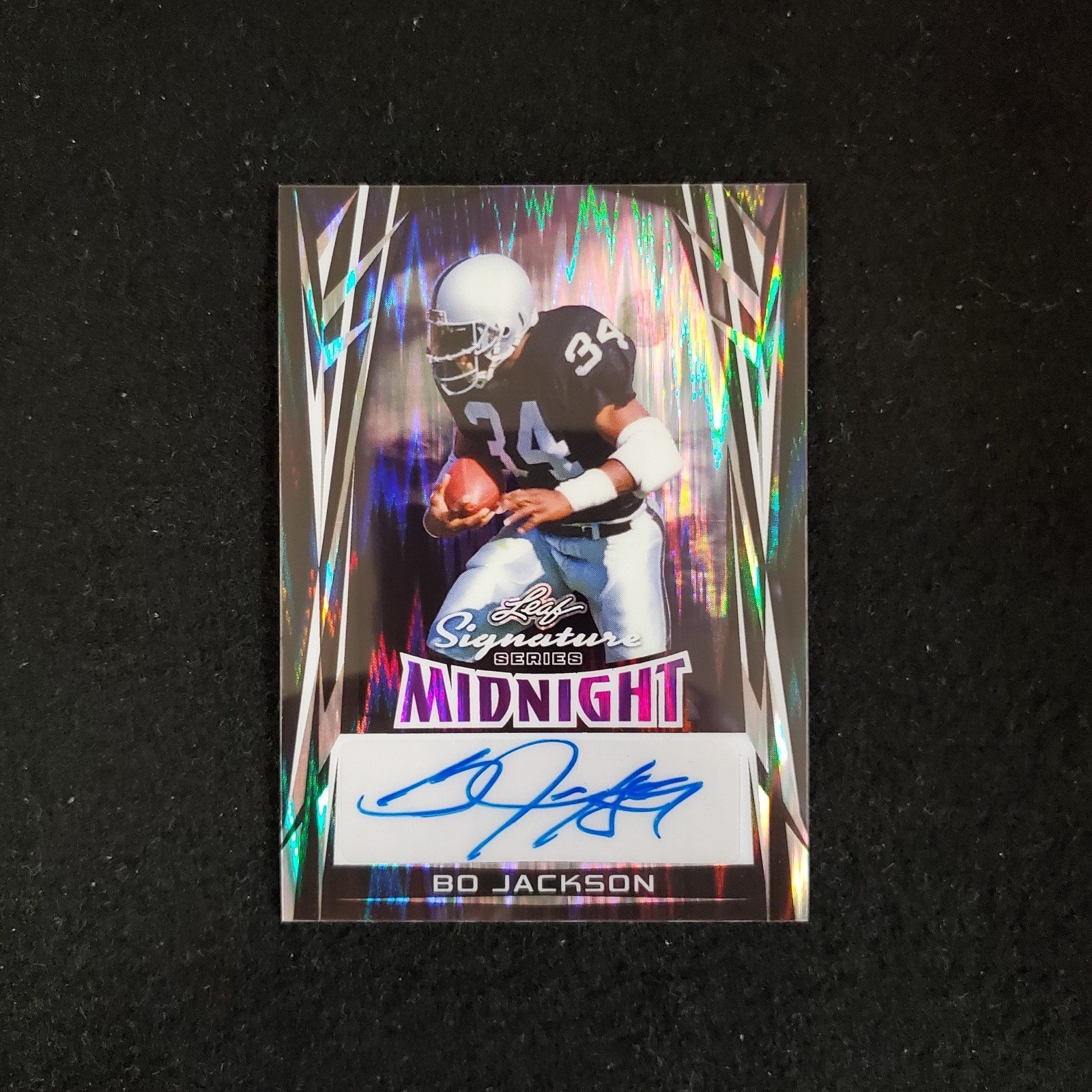 2025 Bo Jackson Leaf Signature Series Midnight Auto 1/1