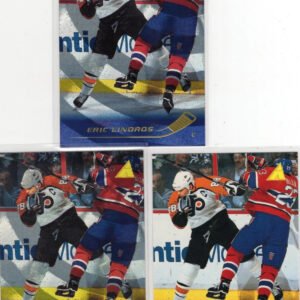 1995-96 PINNACLE ( 3 CARD ) BASE / RINK COLLECTION / ARTISTS PROOF ERIC LINDROS