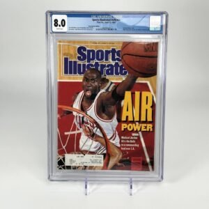 SPORTS ILLUSTRATED SUBSCRIPTION EDITION MICHAEL JORDAN COVER 1991 CGC 8.0