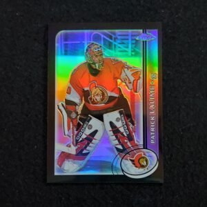 2002-03 Patrick Lalime Topps Chrome Black Refractor /100