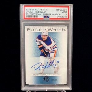 2022 SP Authentic Dylan Holloway (2012-13 Retro) Autographed Future Watch card.
