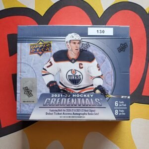 2021-22 Upper Deck Credentials Hockey Hobby Box