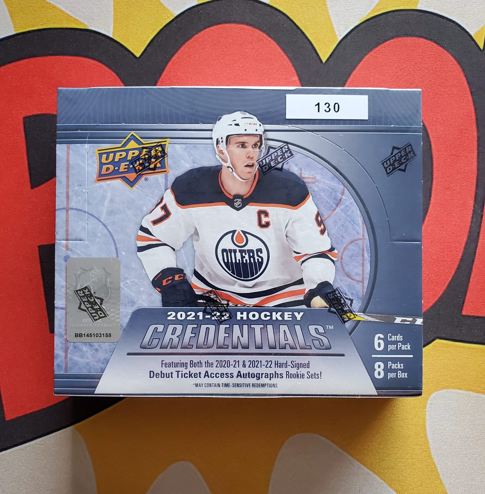 2021-22 Upper Deck Credentials Hockey Hobby Box