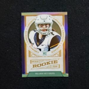 2019 Will Grier Panini Legacy Rookie Sapphire /50