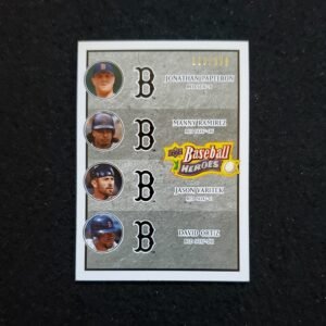 2008 Upper Deck Baseball Heroes Boston Red Sox Charcoal /399