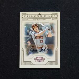 2008 Drew Stubbs Donruss Threads Rookie Diamond Kings Auto /465