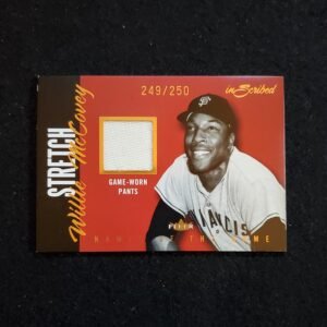 2004 Willie McCovey Fleer Inscribed Game Used Pants Relic Bronze /250