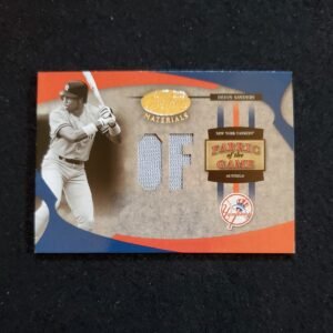 2005 Deion Sanders Leaf Certified Fabric Of The Game Materials /50