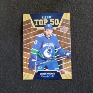 2019-20 Quinn Hughes Upper Deck Allure Rookie Top 50 Insert