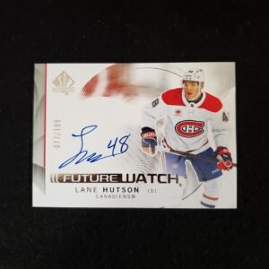 2024-25 Lane Hutson SP Authentic Future Watch Auto /199