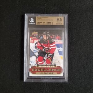 2015-16 Connor Mcdavid Upper Deck Program Of Excellence Canvas Rookie BGS 9.5