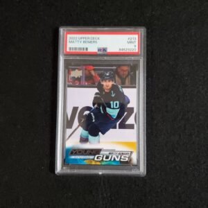 2022-23 Matty Beniers Upper Deck Young Guns Rookie PSA 9