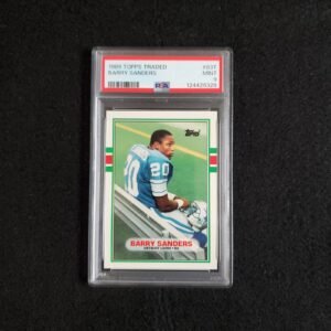 1989 Barry Sanders Topps Rookie PSA 9