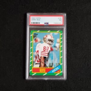 1986 Jerry Rice Topps Rookie PSA 7