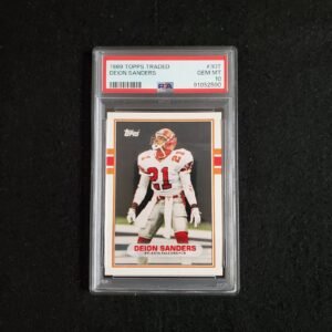 1989 Deion Sanders Topps Traded Rookie Psa 10