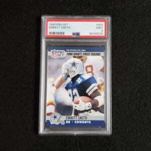 1990 Emmit Smith Pro Set Rookie PSA 9