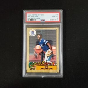 1987 Bo Jackson Topps Tiffany Future Stars Rookie PSA 8