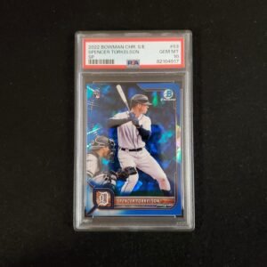 2022 Spencer Torkelson Bowman Chrome Sapphire Rookie SP Variation PSA 10