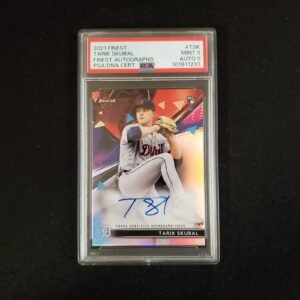 2021 Tarik Skubal Topps Finest Rookie Auto PSA 9