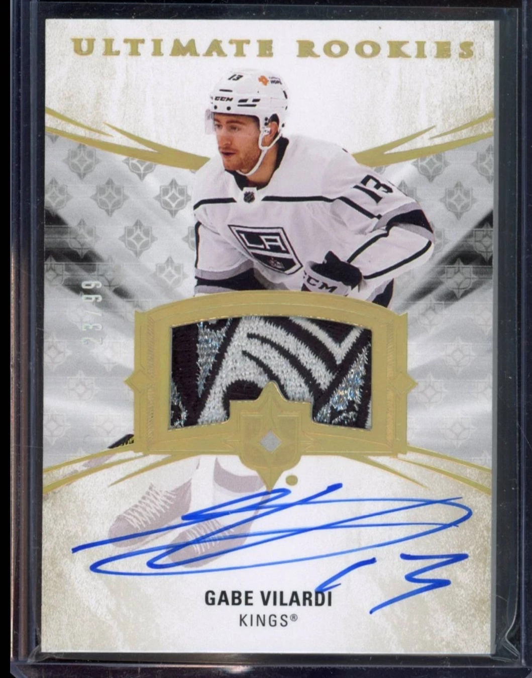 2020 Upper Deck Ultimate Collection #144 Gabe Vilardi Rookies Auto Patch Rc /99