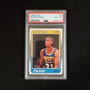 1988-89 Reggie Miller Fleer Rookie PSA 8