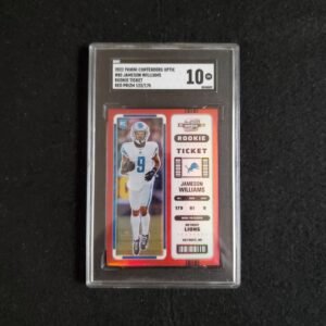 2022 Jameson Williams Panini Contenders Optic Rookie Red Prizm /175 SGC 10