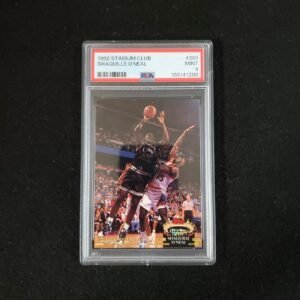 1992-93 Shaquille O'Neal Topps Stadium Club Members Choice Rookie PSA 9