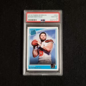 2018 Baker Mayfield Panini Donruss Rookie PSA 10