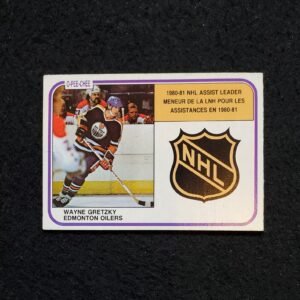 1981-82 Wayne Gretzky O-Pee-Chee Assist Leaders