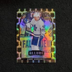 2020-21 Egor Korshkov Upper Deck Allure Rookie NHL Shield /17