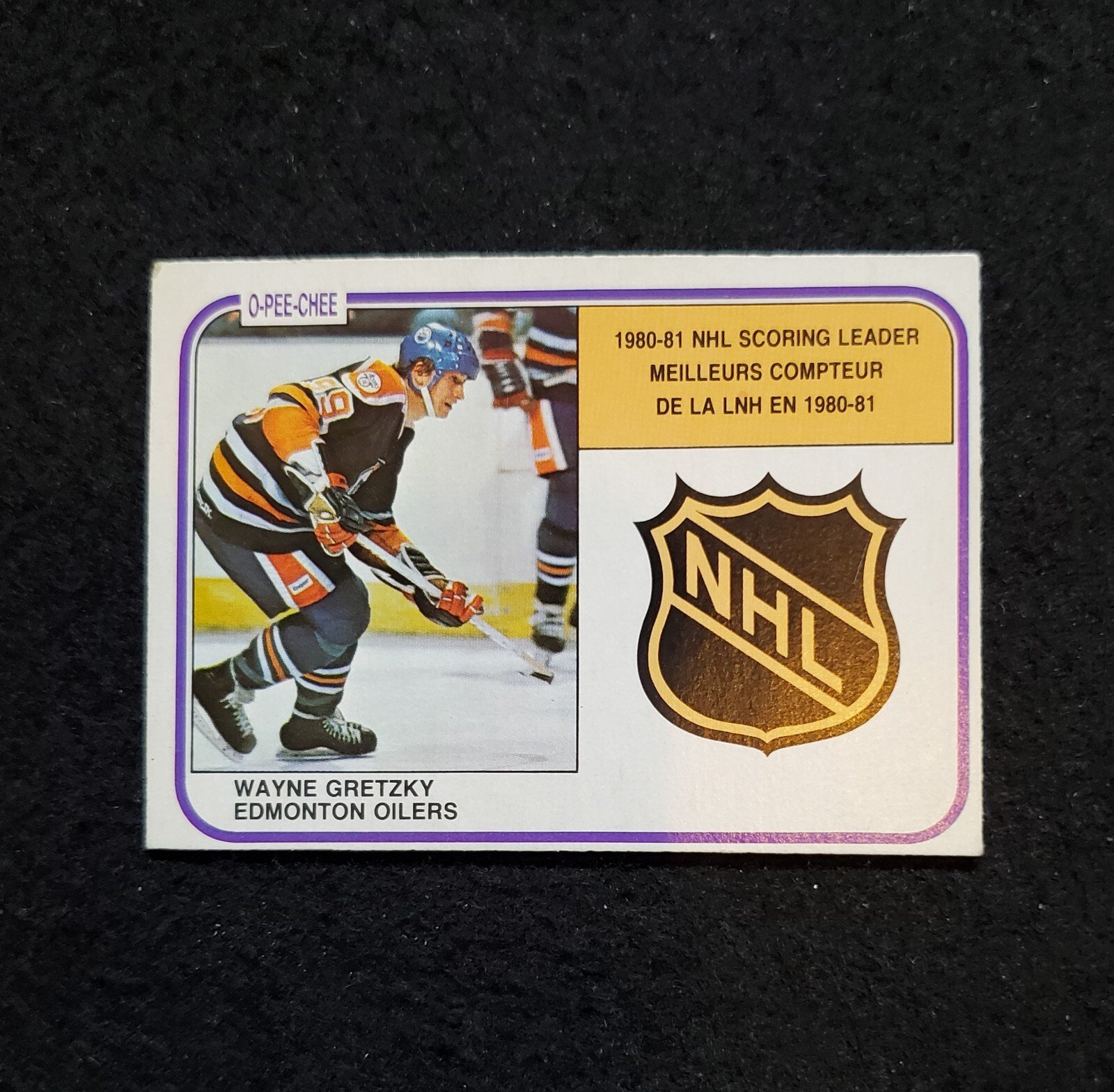 1981-82 Wayne Gretzky O-Pee-Chee Scoring Leader