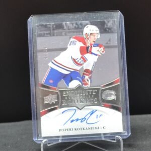 2018-19 Exquisite Collection Jesperi Kotkaniemi Rookie Auto RC #'ed 27/99