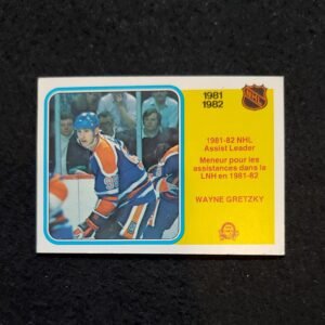 1982-83 Wayne Gretzky O-Pee-Chee Assist Leader