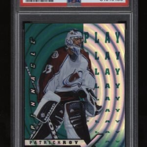 1997-98 Patrick Roy PSA 8 Pinnacle EPIX Emerald PLAY