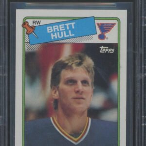 1988 Topps #66 Brett Hull RC Rookie NM BGS 7