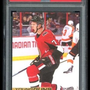 2018 UPPER DECK #C220 BRADY TKACHUK UD CANVAS YOUNG GUNS RC ROOKIE PSA 10