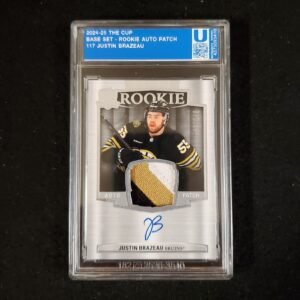 2024-25 Upper Deck The Cup Justin Brazeau RPA Rookie Patch Auto /249
