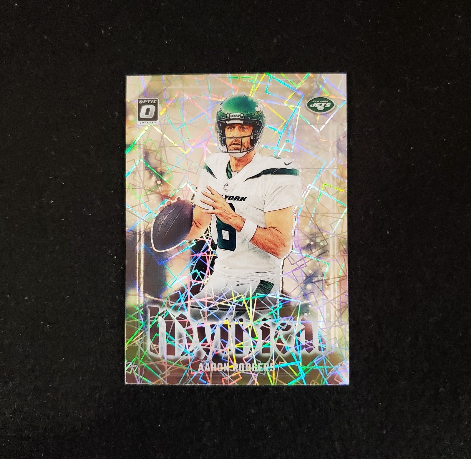 2023 Aaron Rodgers Donruss Optic Mythical Case Hit SSP