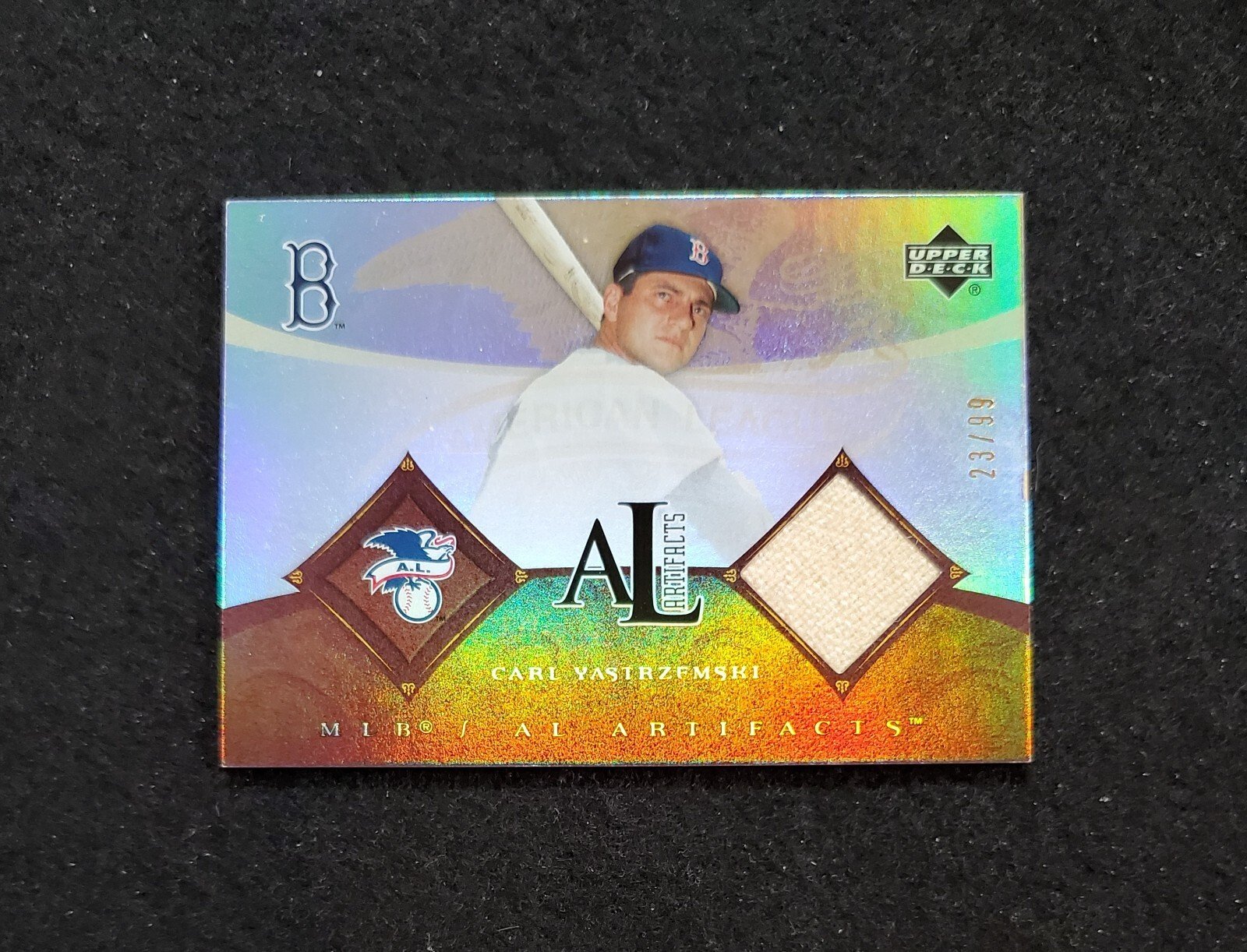 2005 Carl Yastrzemski Upper Deck Artifacts Game Used Jersey /99