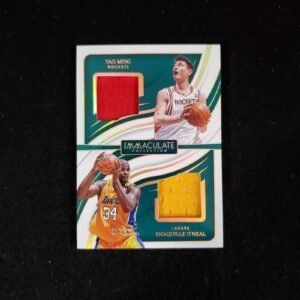 2023-24 Shaquille O'Neal Yao Ming Panini Immaculate Dual Patch /99