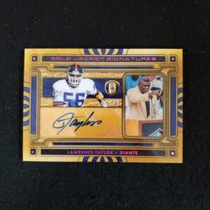 2023 Lawrence Taylor Panini Gold Standard Gold Jacket Signatures /24