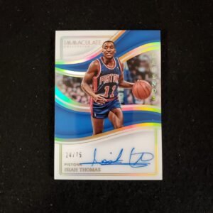 2022-23 Isaiah Thomas Panini Immaculate Legends Auto /75