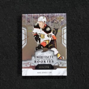 2019-29 Max Jones UD Exquisite Collections Platinum Rookie /399